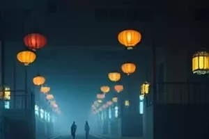 老式琥珀色车厢内的乘客剪影封面